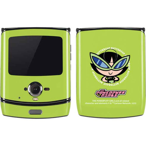 Cartoon Network Powerpuff Girls Buttercup Motorola RAZR Skin