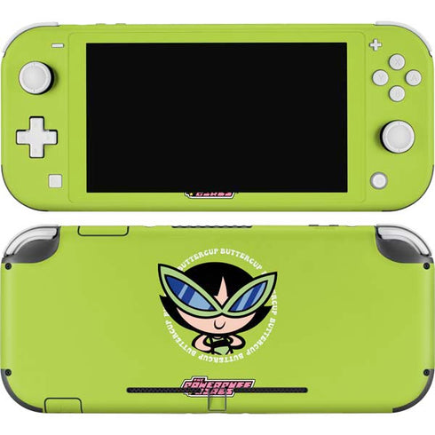 Cartoon Network Powerpuff Girls Buttercup Nintendo Switch Lite Skin