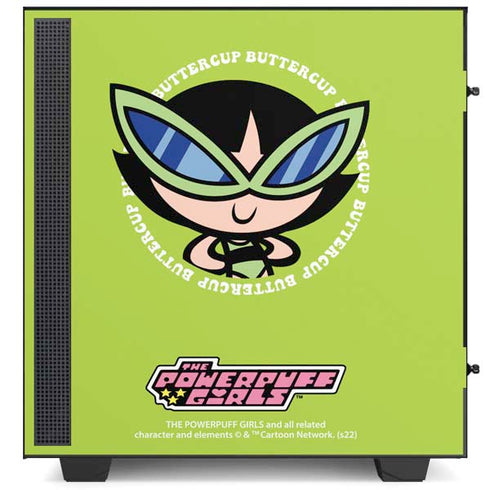 Cartoon Network Powerpuff Girls Buttercup NZXT H510 Compact ATX Mid-Tower Case Skin