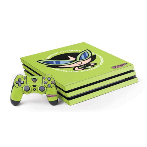 Cartoon Network Powerpuff Girls Buttercup PS4 Pro Bundle Skin