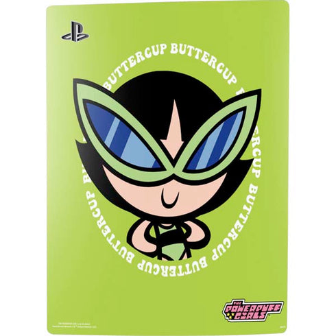 Cartoon Network Powerpuff Girls Buttercup PS5 Digital Edition Console Skin