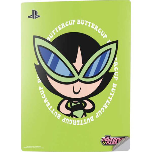Cartoon Network Powerpuff Girls Buttercup PS5 Digital Edition Console Skin