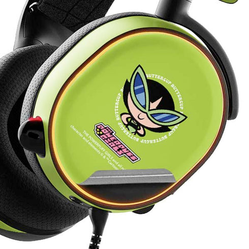Cartoon Network Powerpuff Girls Buttercup SteelSeries Arctis 3 Skin