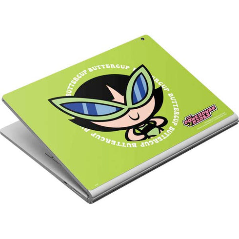 Cartoon Network Powerpuff Girls Buttercup Surface Book Skin