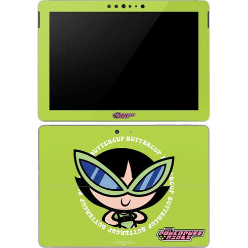 Cartoon Network Powerpuff Girls Buttercup Surface Go Skin