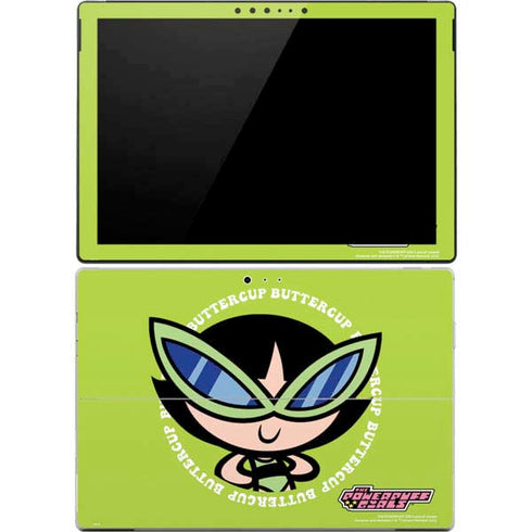 Cartoon Network Powerpuff Girls Buttercup Surface Pro 4 Skin