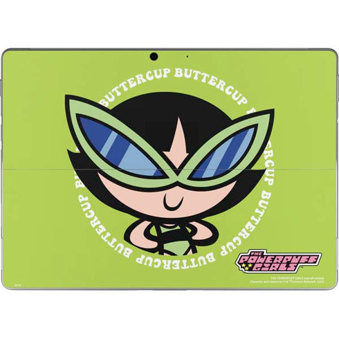 Cartoon Network Powerpuff Girls Buttercup Surface Pro 8 Skin