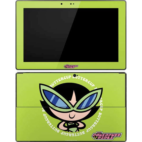 Cartoon Network Powerpuff Girls Buttercup Surface Pro Tablet Skin