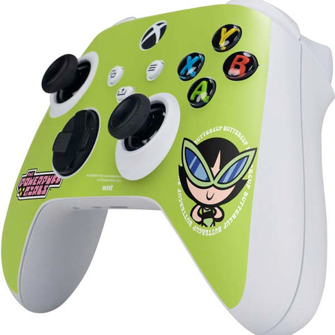 Cartoon Network Powerpuff Girls Buttercup Xbox Series S Controller Skin