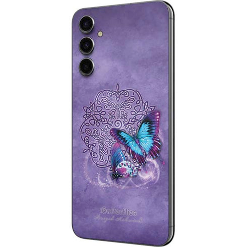 Brigid Ashwood Butterfly Celtic Knot Galaxy A14 5G Skin