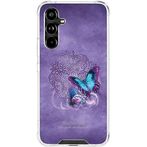 Butterfly Celtic Knot by Brigid Ashwood Galaxy A54 5G Clear Case