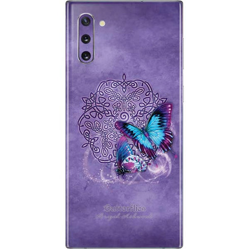 Brigid Ashwood Butterfly Celtic Knot Galaxy Note 10 Skin