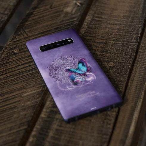 Brigid Ashwood Butterfly Celtic Knot Galaxy S10 Skin
