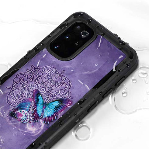 Brigid Ashwood Butterfly Celtic Knot Galaxy S20 Plus Waterproof Case