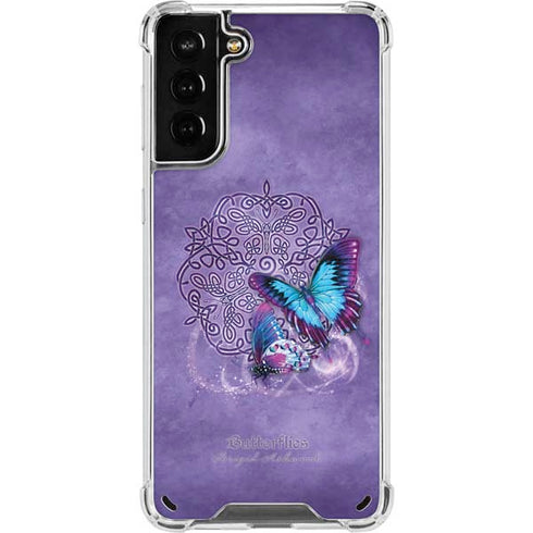 Brigid Ashwood Butterfly Celtic Knot Galaxy S21 Plus 5G Clear Case