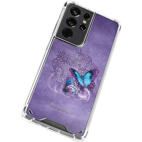 Brigid Ashwood Butterfly Celtic Knot Galaxy S21 Ultra 5G Clear Case
