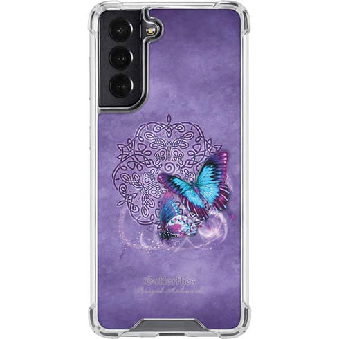 Brigid Ashwood Butterfly Celtic Knot Galaxy S22 Clear Case