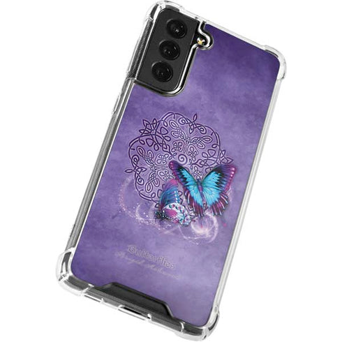 Brigid Ashwood Butterfly Celtic Knot Galaxy S22 Clear Case