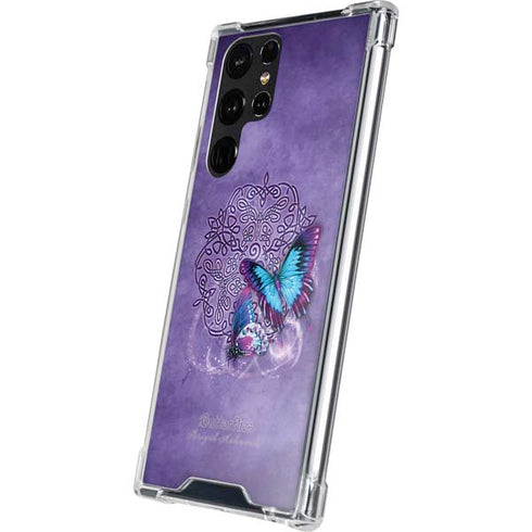 Brigid Ashwood Butterfly Celtic Knot Galaxy S22 Ultra Clear Case