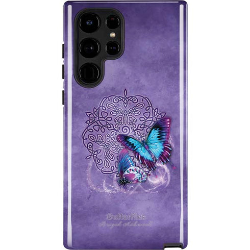 Brigid Ashwood Butterfly Celtic Knot Galaxy S22 Ultra Pro Case