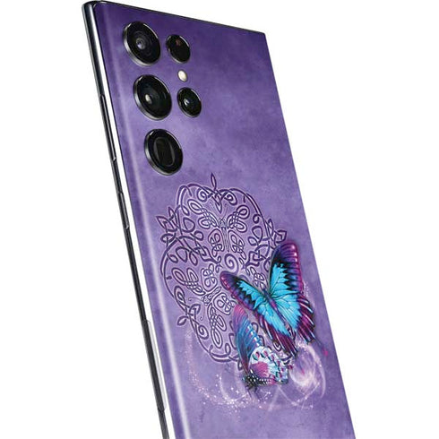 Brigid Ashwood Butterfly Celtic Knot Galaxy S22 Ultra Skin
