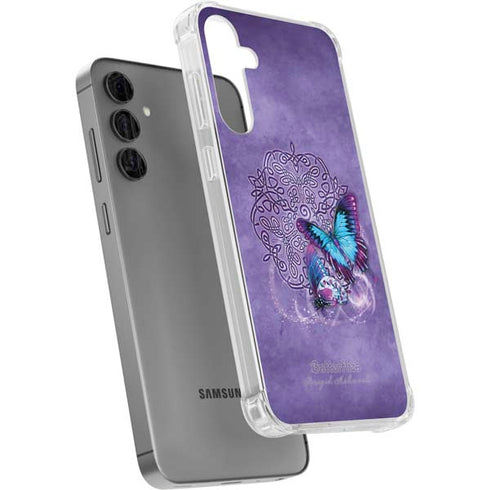Butterfly Celtic Knot by Brigid Ashwood Galaxy S24 Plus Clear Case