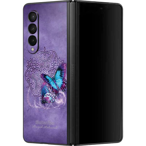 Brigid Ashwood Butterfly Celtic Knot Galaxy Z Fold3 5G Skin