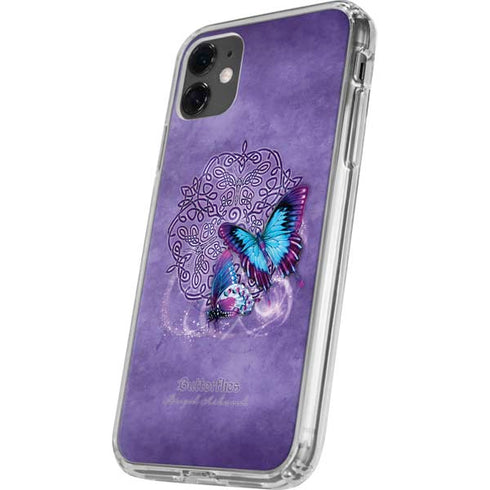 Butterfly Celtic Knot by Brigid Ashwood iPhone 11 Clear Case