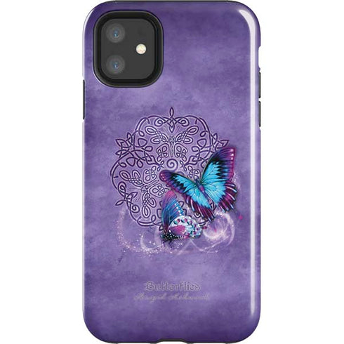 Brigid Ashwood Butterfly Celtic Knot iPhone 11 Impact Case