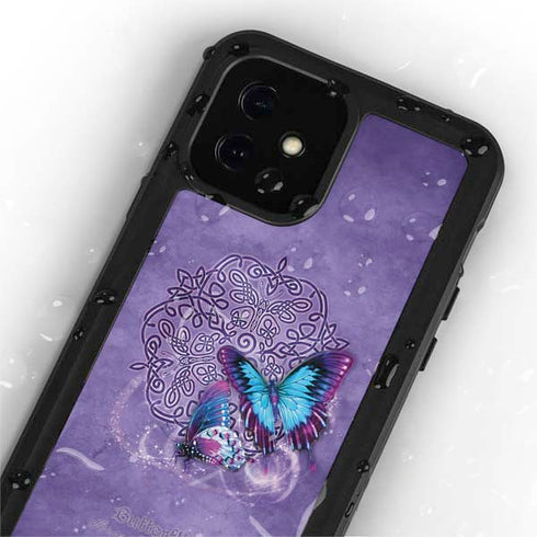 Brigid Ashwood Butterfly Celtic Knot iPhone 12 Mini Waterproof Case