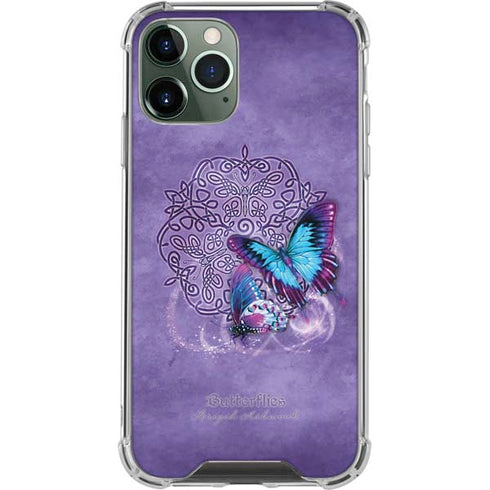Brigid Ashwood Butterfly Celtic Knot iPhone 12 Pro Max Clear Case