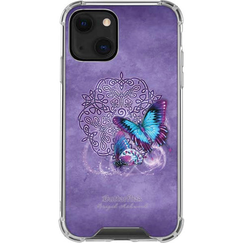 Brigid Ashwood Butterfly Celtic Knot iPhone 13 Mini Clear Case