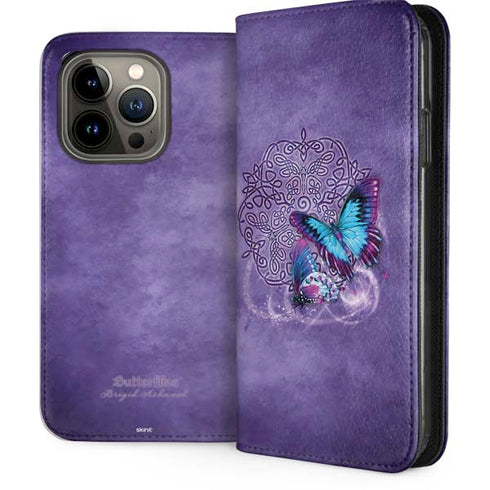 Brigid Ashwood Butterfly Celtic Knot iPhone 13 Pro Folio Case
