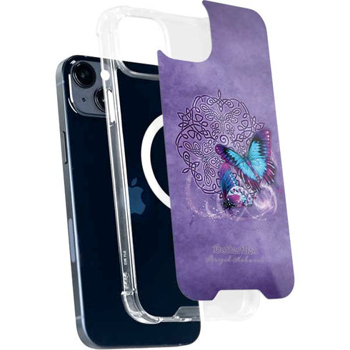 Butterfly Celtic Knot by Brigid Ashwood iPhone 15 Plus MagSafe Case