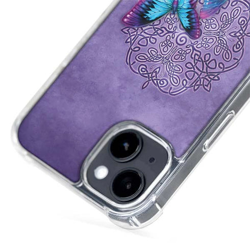 Butterfly Celtic Knot by Brigid Ashwood iPhone 15 Plus MagSafe Case
