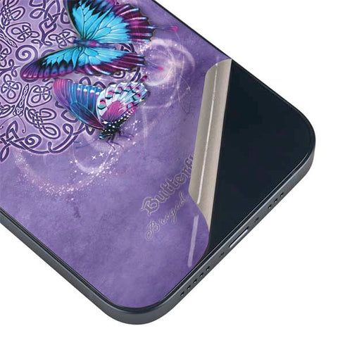 Brigid Ashwood Butterfly Celtic Knot iPhone 14 Plus Skin