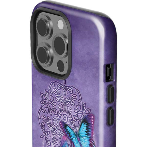 Butterfly Celtic Knot by Brigid Ashwood iPhone 15 Pro Impact Case