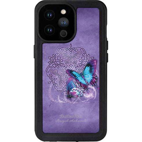 Brigid Ashwood Butterfly Celtic Knot iPhone 14 Pro Max Waterproof Case