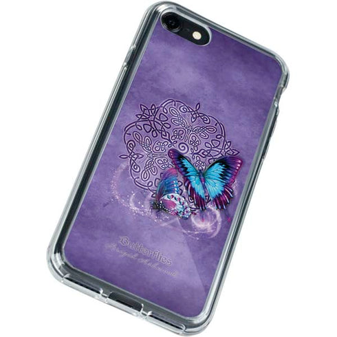 Brigid Ashwood Butterfly Celtic Knot iPhone SE (2nd & 3rd Gen) Clear Case