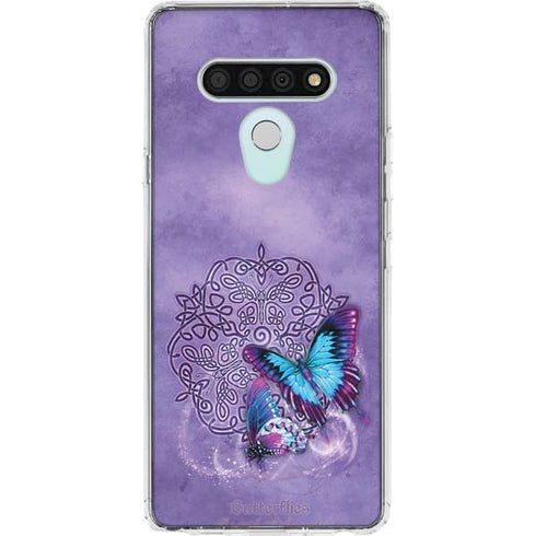 Butterfly Celtic Knot by Brigid Ashwood LG Stylo 6 Clear Case