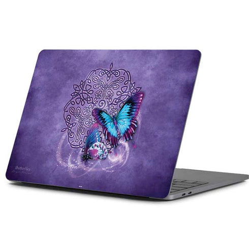 Brigid Ashwood Butterfly Celtic Knot Apple MacBook Pro 13-inch Skin