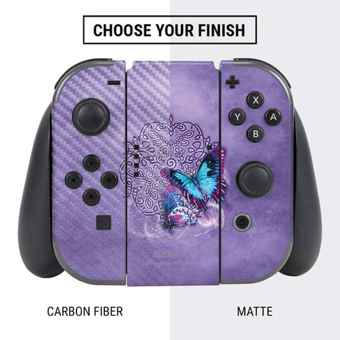 Brigid Ashwood Butterfly Celtic Knot Nintendo Switch Bundle Skin