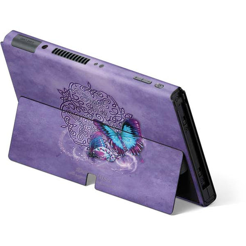 Brigid Ashwood Butterfly Celtic Knot Nintendo Switch OLED (2021) Skin