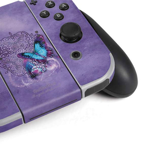 Brigid Ashwood Butterfly Celtic Knot Nintendo Switch OLED (2021) Skin
