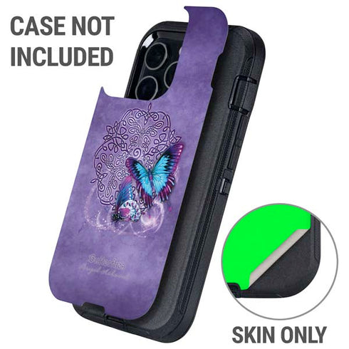 Butterfly Celtic Knot by Brigid Ashwood Otterbox Defender iPhone Skin