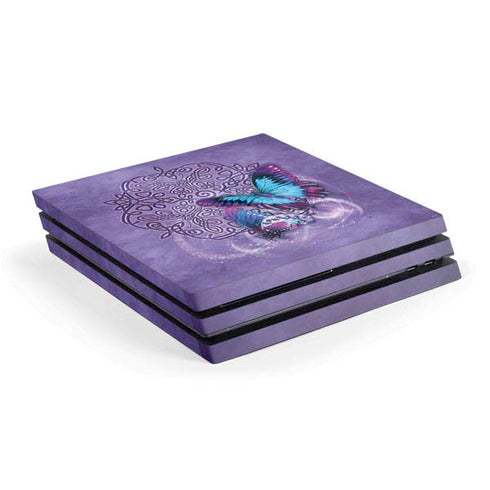 Brigid Ashwood Butterfly Celtic Knot PS4 Pro Console Skin