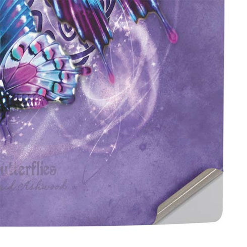 Butterfly Celtic Knot by Brigid Ashwood PS5 Slim Digital Edition Console Skin