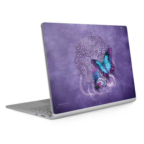 Brigid Ashwood Butterfly Celtic Knot Surface Book 2 15in Skin