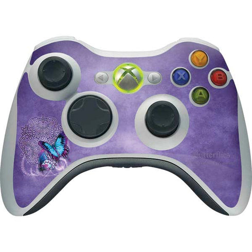 Brigid Ashwood Butterfly Celtic Knot Xbox 360 Wireless Controller Skin
