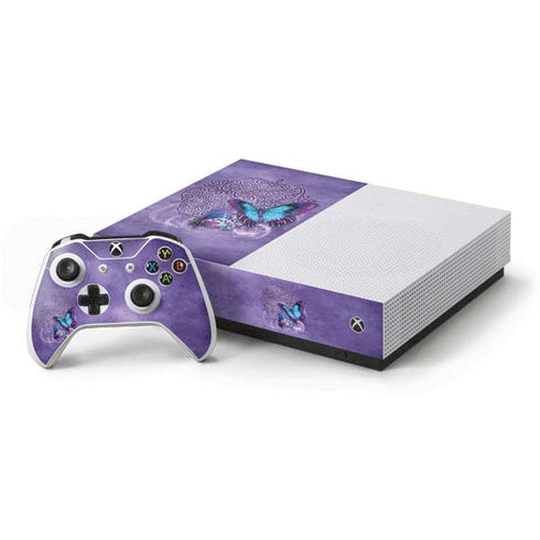 Brigid Ashwood Butterfly Celtic Knot Xbox One S All-Digital Edition Bundle Skin